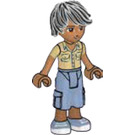 LEGO Matthew with Khaki Shirt and Sand Blue Shorts Minifigure