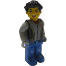 LEGO Max z Czarny Tułów I Niebieski Nogi Minifigurka