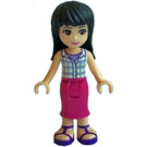 LEGO Maya avec Magenta Skirt et Plaid Sleeveless Shirt Figurine