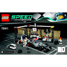 LEGO McLaren Mercedes Pit Stop 75911 Instrukcje