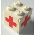 LEGO Medical Sign Stickered Assembly
