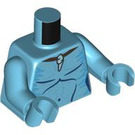 LEGO Medium azuurblauw Ao'nung Minifig Torso (973 / 76382)