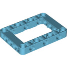 LEGO Medium azuurblauw Balk Kader 5 x 7 (64179)