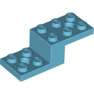 LEGO Medium azuurblauw Beugel 2 x 5 x 1.3 met Gaten (11215 / 79180)