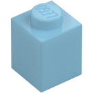 LEGO Mittleres Azure Stein 1 x 1 (3005 / 30071)