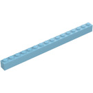 LEGO Medium Azure Kloss 1 x 16 (2465)