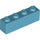 LEGO Medium azuurblauw Steen 1 x 4 (3010 / 6146)