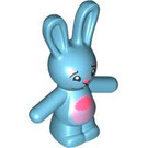 LEGO Mittleres Azure Bunny mit Coral und Pink Stomach (66965 / 102960)
