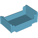LEGO Medium Azure Duplo Bed 3 x 5 x 1.66 (4895 / 76338)
