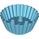 LEGO Azure moyen Duplo Cupcake Liner 4 x 4 x 1.5 (18805 / 98215)