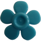 LEGO Medium Azure Flower with Smooth Petals with Small Pin (93080)