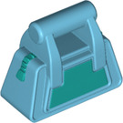 LEGO Azure moyen Gym Bag avec Green (20857 / 93091)