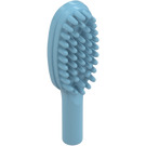 LEGO Celeste medio Hairbrush con mango corto (10 mm) (3852)