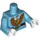 LEGO Medium azuurblauw Jimbo Loblo Minifig Torso (973 / 76382)