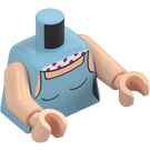 LEGO Medium azuurblauw Lucy Wilde Torso (973)