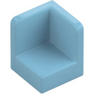 LEGO Medium Azure Panel 1 x 1 Corner with Rounded Corners (6231)