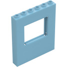 LEGO Medium Azure Panel 1 x 6 x 6 with Window Cutout (15627)