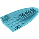 LEGO Azure moyen Avion Bas 6 x 10 x 1 (87611)