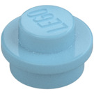 LEGO Medium azuurblauw Plaat 1 x 1 Rond (6141 / 30057)