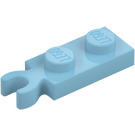 LEGO Medium azuurblauw Plaat 1 x 2 met Klem (78256)