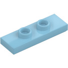 LEGO Medium azuurblauw Plaat 1 x 3 met 2 Noppen (34103)