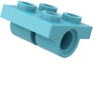 LEGO Medium Azure Plate 2 x 2 with Holes (2817)