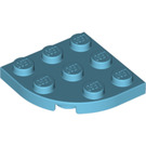 LEGO Medium Azure Plate 3 x 3 Round Corner (30357)