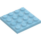 LEGO Medium azuurblauw Plaat 4 x 4 (3031)