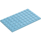 LEGO Medium azuurblauw Plaat 6 x 10 (3033)