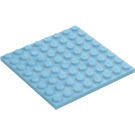 LEGO Medium azuurblauw Plaat 8 x 8 (41539 / 42534)