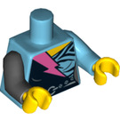 LEGO Medium Azure Rocker Girl Torso (88585)