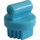 LEGO Medium azuurblauw Rond Brush (92355)