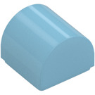 LEGO Medium Azure Slope 1 x 1 Curved (49307)