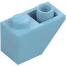 LEGO Medium azuurblauw Helling 1 x 2 (45°) Omgekeerd (3665)