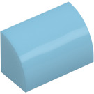 LEGO Medium Azure Slope 1 x 2 Curved (37352 / 98030)