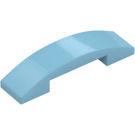 LEGO Medium Azure Slope 1 x 4 Curved Double (93273)