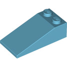 LEGO Medium azuurblauw Helling 2 x 4 (18°) (30363)
