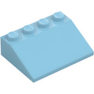 LEGO Medium Azure Skråning 3 x 4 (25°) (3016 / 3297)