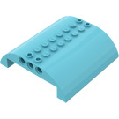 LEGO Medium azuurblauw Helling 8 x 8 x 2 Gebogen Dubbele (54095)