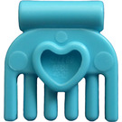 LEGO Medium Azure Small Comb with Heart