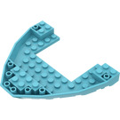 LEGO Azure moyen Stern 12 x 10 (47404)