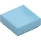 LEGO Medium Azure Tile 1 x 1 with Groove (3070 / 30039)