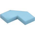 LEGO Medium Azure Tile 2 x 2 Corner with Cutouts (27263)