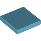 LEGO Medium azuurblauw Tegel 2 x 2 met groef (3068 / 88409)
