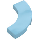 LEGO Medium Azure Tile 3 x 3 Curved Corner (79393)