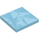 LEGO Medium Azure Tile 6 x 6 with Bumpy Top (3160)