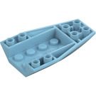 LEGO Medium Azure Wedge 6 x 4 Triple Curved Inverted (43713)