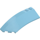 LEGO Medium Azure Wedge Curved 3 x 8 x 2 Left (41750 / 42020)