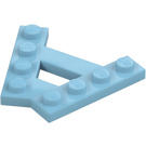 LEGO Medium Azure Wedge Plate 1 x 4 A-Frame (45°) (15706)