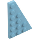 LEGO Medium Azure Wedge Plate 4 x 6 Wing Right (48205)